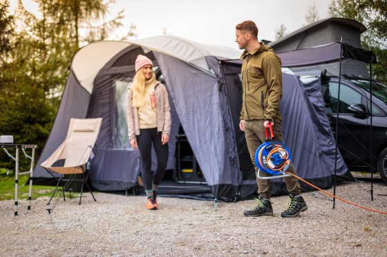  - Signal colours on the campsite