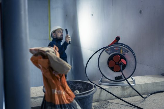  - Insulated steel cable reel for the construction site
