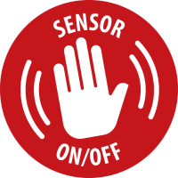 Switching on and off with a hand movement