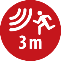 Range of the motion detector